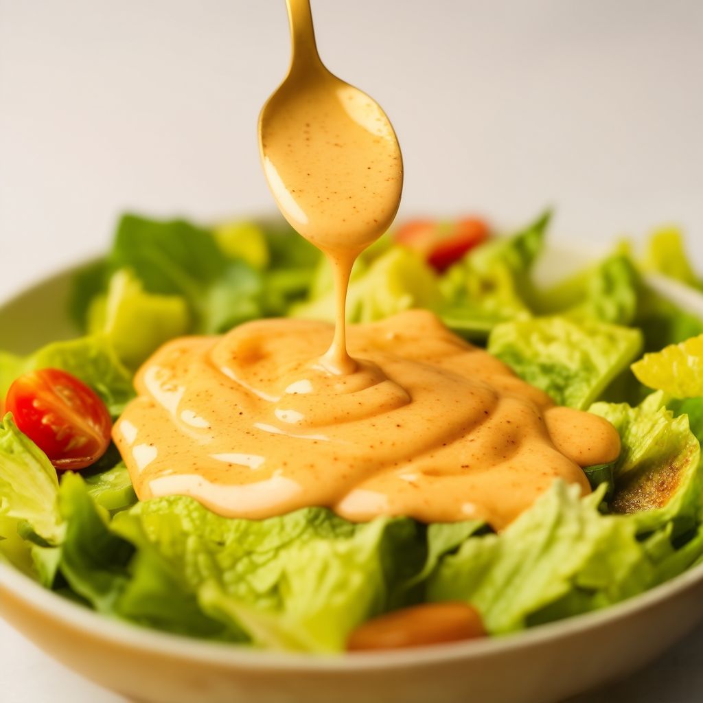 Cremiges französisches Salatdressing