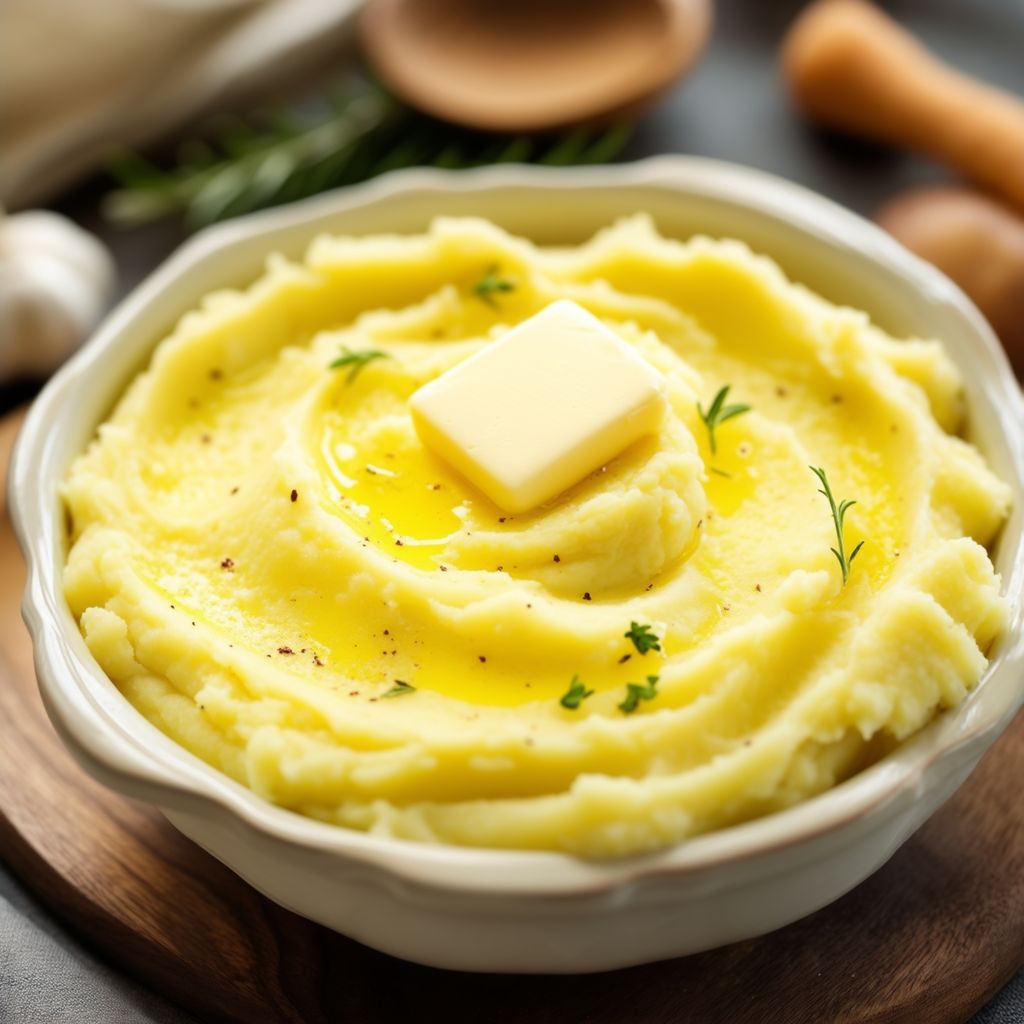 Purè di Patate Cremoso all'Aglio
